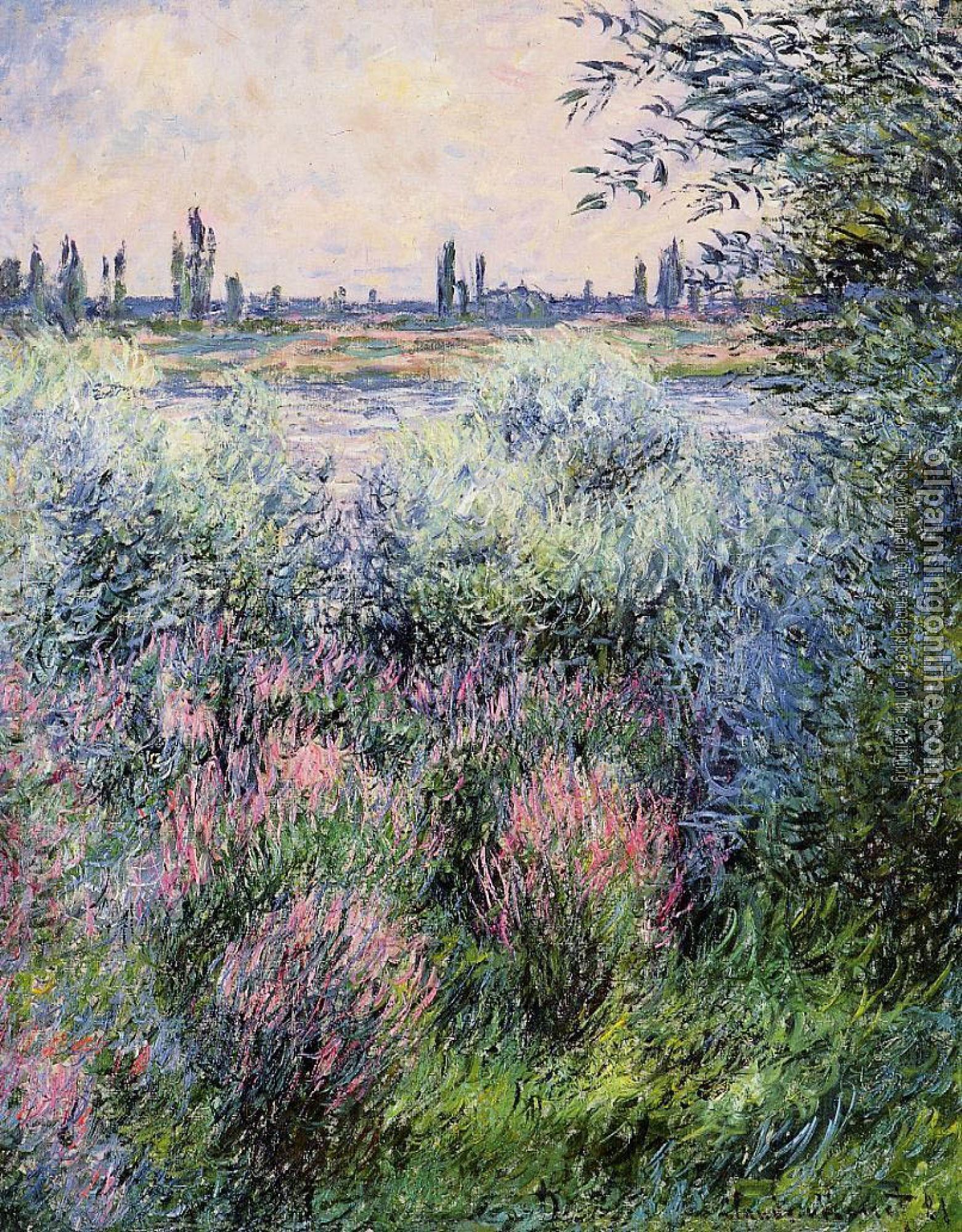 Monet, Claude Oscar - A Spot on the Banks of the Seine